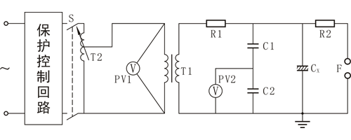 交流耐压试验原理图