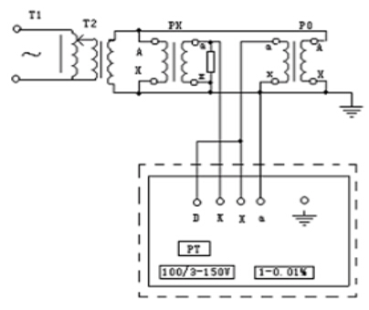 3.电压互感器自校接线图