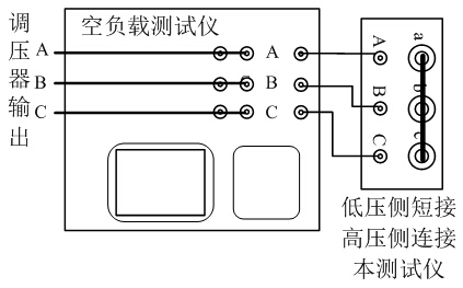 三相变压器负载试验接线图