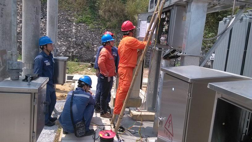 华电高科为南宁上林供电公司提供现场指导04 华电高科为南宁上林供电公司提供现场指导04